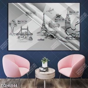 Tranh thác thảo công trình nổi tiếng Châu Âu