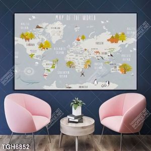 Tranh ghép world map