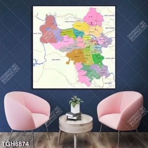 Tranh ghép bản đồ Bắc Bộ