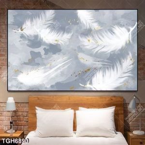 Tranh sơn dầu lông vũ