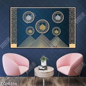 Tranh decor lá cây