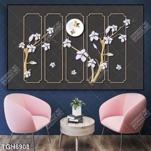 Tranh ghép cây hoa nghệ thuật