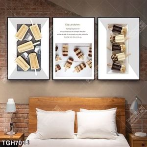 Tranh ghép 3 tấm kem que