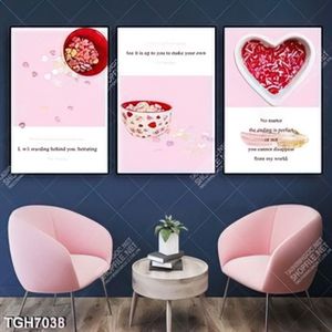 Tranh ghép 3 tấm valentine