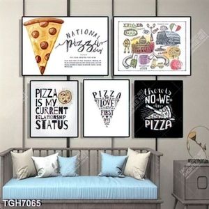 Tranh ghép 5 tấm chữ nghệ thuật decor