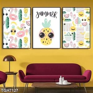 Tranh ghép decor quán trà