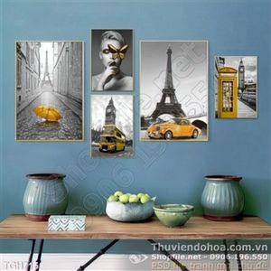 Tranh ghép bộ thành phố Paris