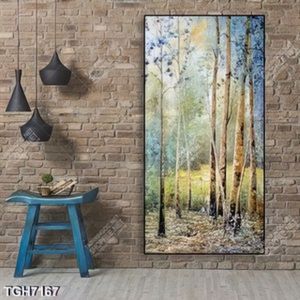 Tranh sơn dầu rừng cây