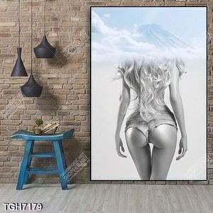 Tranh ghép sexy model