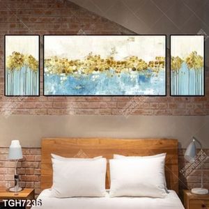 Tranh ghép 3 tấm sơn dầu nghệ thuật