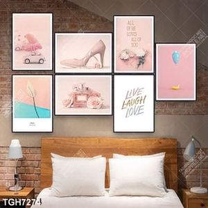 Tranh ghép 7 tấm decor phòng đẹp
