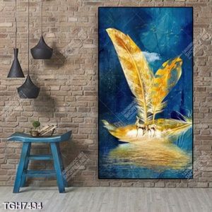 Tranh sơn dầu lông vũ