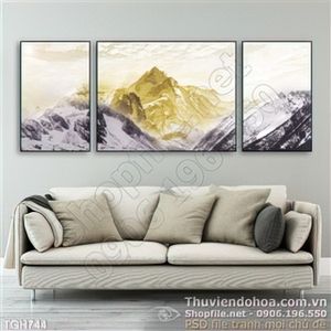 Tranh ghép đồi núi nghệ thuật