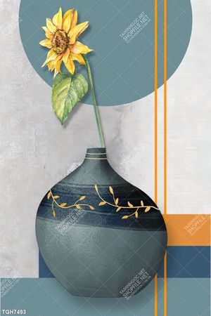 Tranh decor phong cách nội thất tối giản