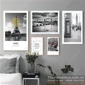 Tranh ghép thành phố PARIS