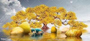 Tranh treo tường phòng khách đẹp nhất