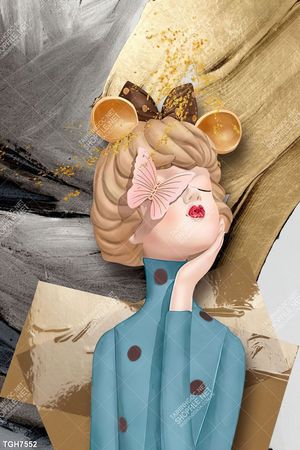 Tranh ghép 3d in vải canvas