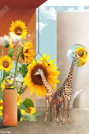 Tranh treo tường 3D đẹp cho phòng khách hiện đại