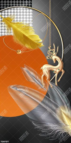 Tranh ghép tráng gương treo trang trí tường