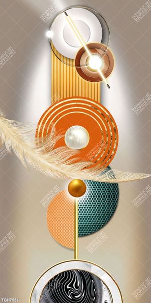 Tranh ghép theo bộ trang trí tường nhà độc đáo