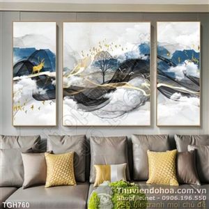 Tranh ghép nghệ thuật trừu tượng 3d