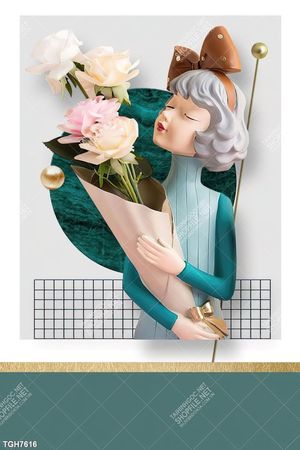 Tranh canvas decor phòng khách đẹp hiện đại