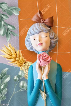 Tranh decor 3D trang trí độc đáo
