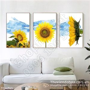 Tranh ghép hoa hướng dương