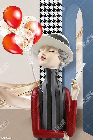 Tranh decor 3D trang trí độc đáo
