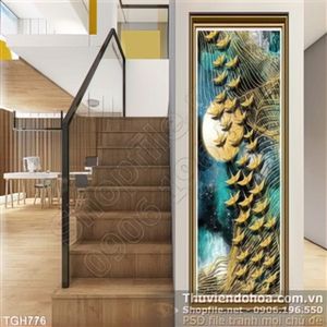 Tranh ghép nghệ thuật đàn chim 3d wall