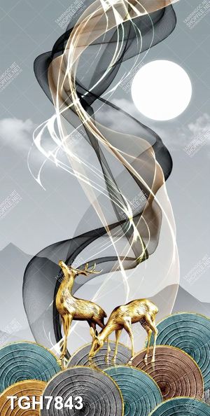 Tranh treo tường ghép bộ nhiều tấm đẹp hiện đại