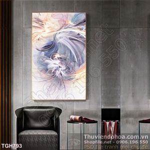 Tranh ghép in canvas nghệ thuật 3d