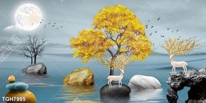 Tranh treo tường phòng khách đẹp nhất