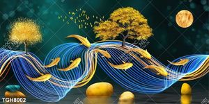 Tranh decor 3D trang trí độc đáo