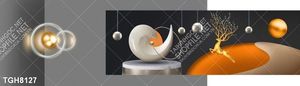 Tranh treo phòng khách đẹp ghép bộ