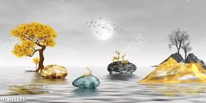 Tranh decor nghệ thuật đẹp