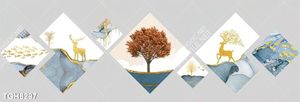 Tranh decor nghệ thuật đẹp