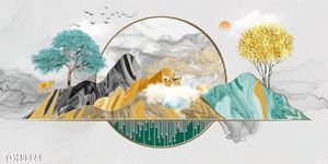 Tranh canvas decor phòng khách đẹp hiện đại