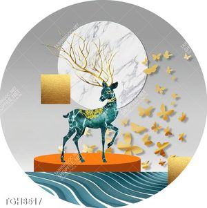 Tranh ghép tôn vẻ đẹp mảng tường trắng