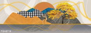 Tranh ghép tráng gương treo trang trí tường