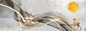 Tranh treo tường ghép bộ nhiều tấm đẹp hiện đại
