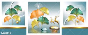 Tranh ghép tôn vẻ đẹp mảng tường trắng