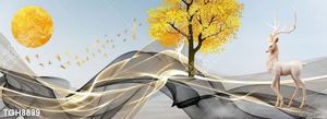 Tranh ghép tôn vẻ đẹp mảng tường trắng