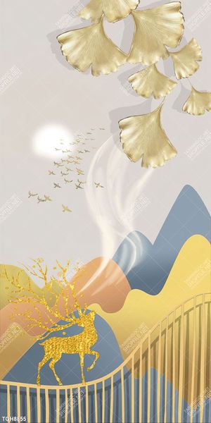 Tranh ghép tráng gương treo trang trí tường