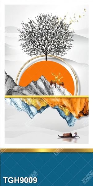 Tranh ghép 3d in vải canvas
