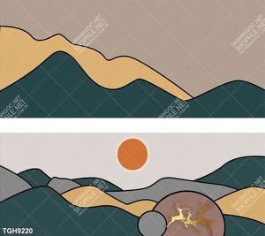 Tranh ghép tráng gương treo trang trí tường