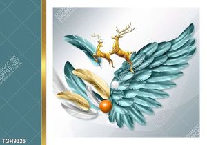 Tranh decor 3D trang trí độc đáo