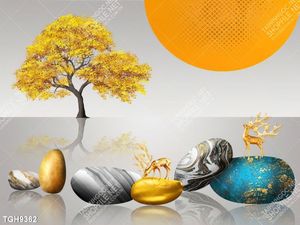 Tranh treo phòng khách đẹp ghép bộ