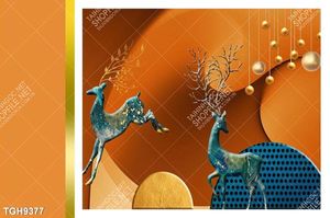 Tranh treo phòng khách đẹp ghép bộ