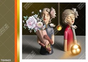 Tranh decor 3D trang trí độc đáo